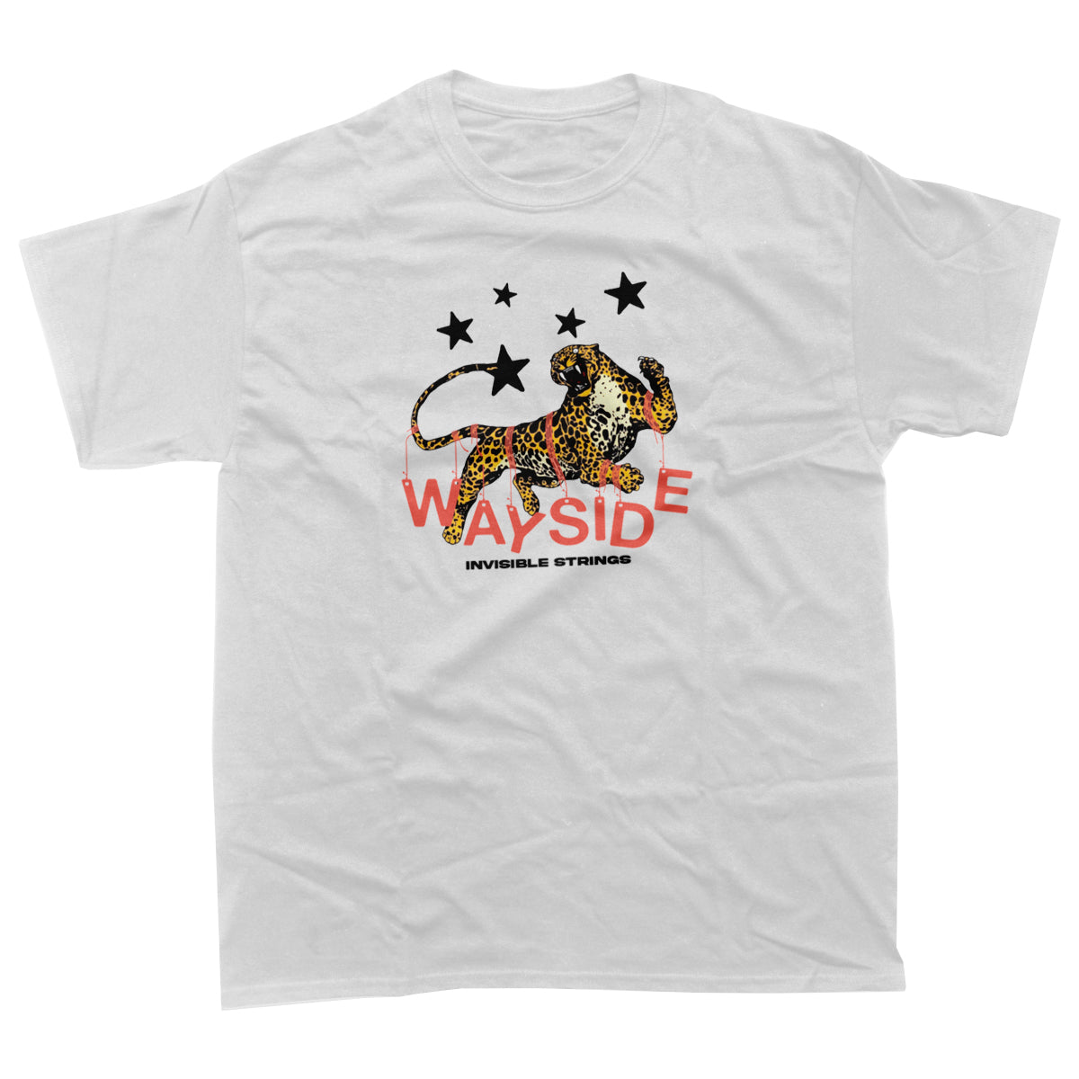 Wayside - Leopard T-Shirt (White)