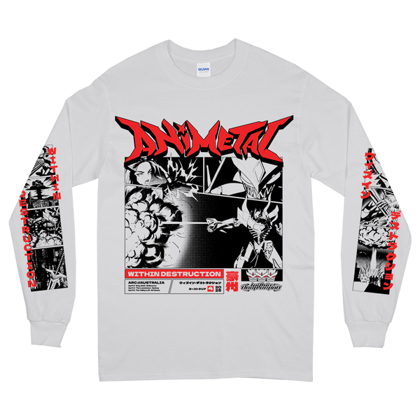 Within Destruction - Manga Longsleeve (Grey Marle)