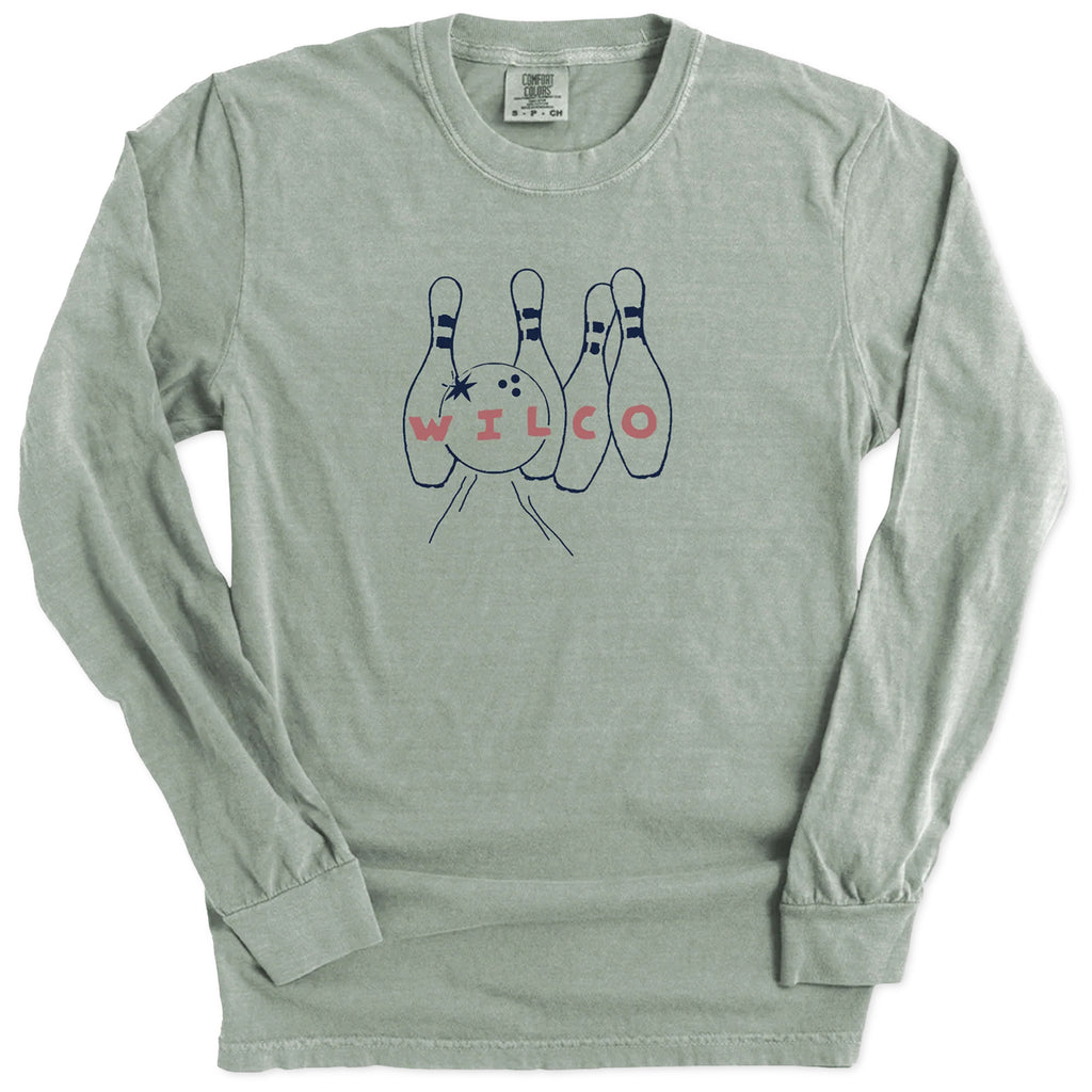 Wilco - Bowling Pins Longsleeve (Light Green)