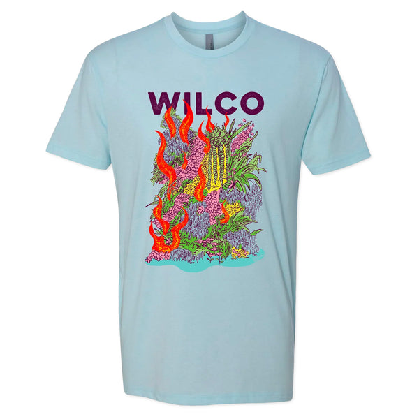 Wilco - Cousin On Fire T-Shirt (Light Blue)