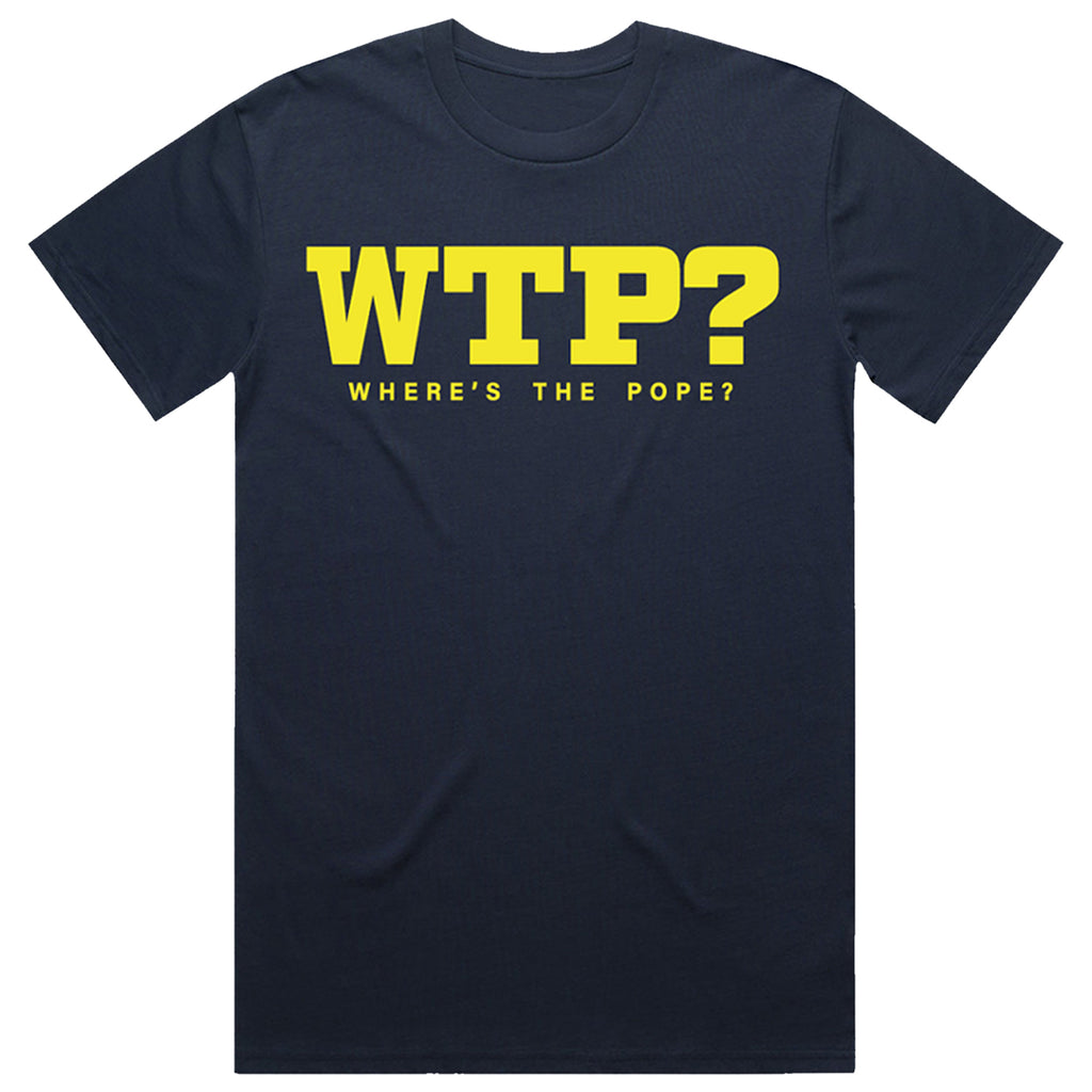 Where's The Pope? - FBI T-Shirt (Navy)