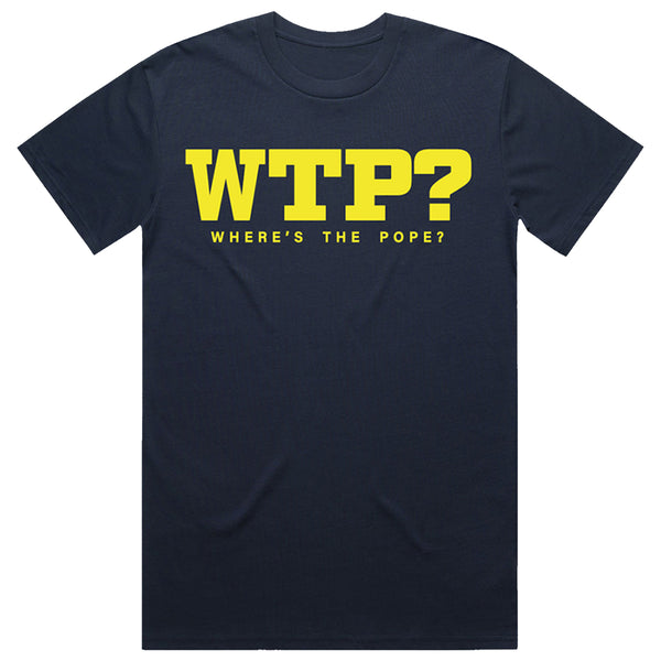 Where's The Pope? - FBI T-Shirt (Navy)