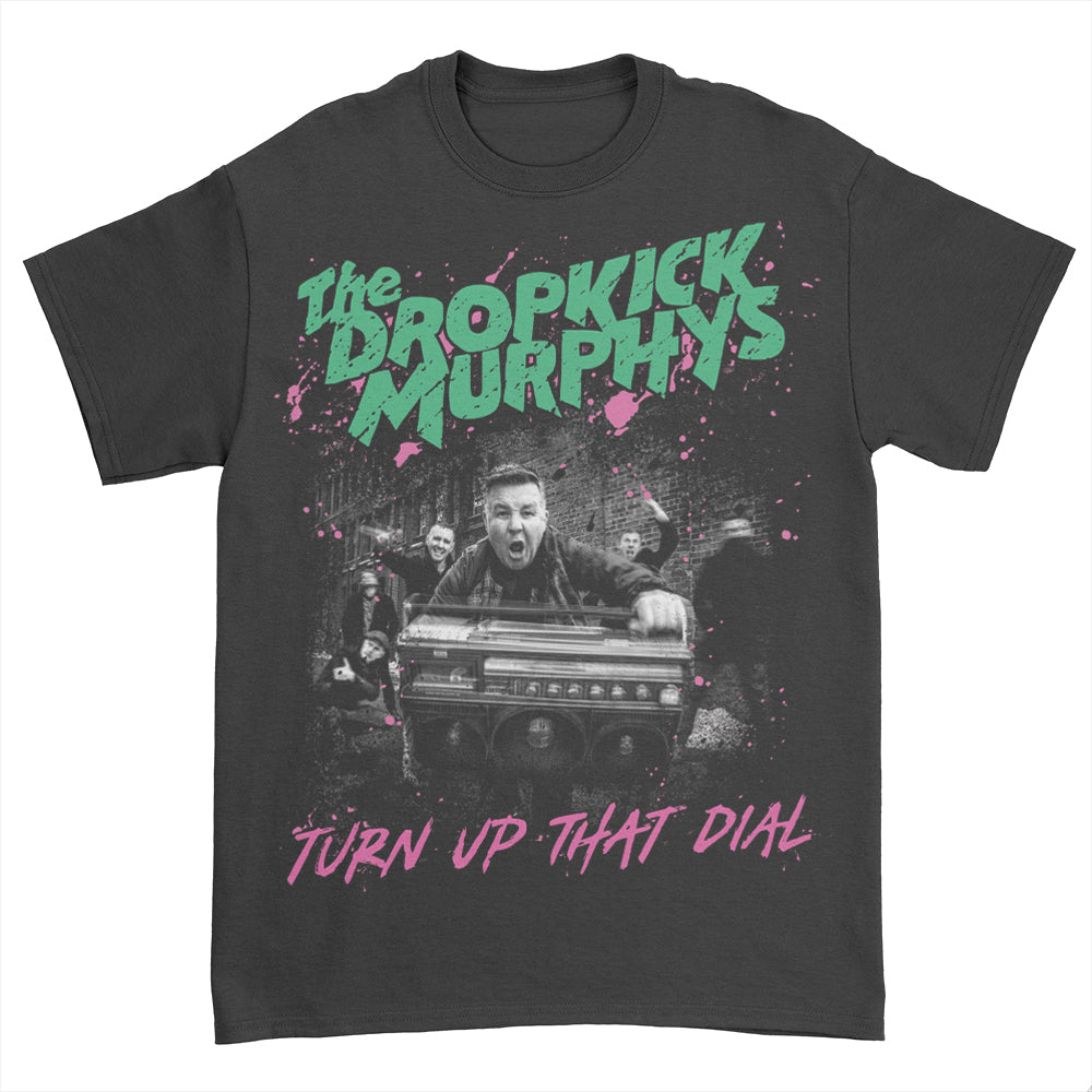 Dropkick Murphys - Turn Up That Dial Album Photo Tee (Vintage Black)