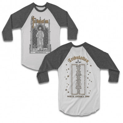 Tribulation 2016 US Tour Raglan (Heather/White)