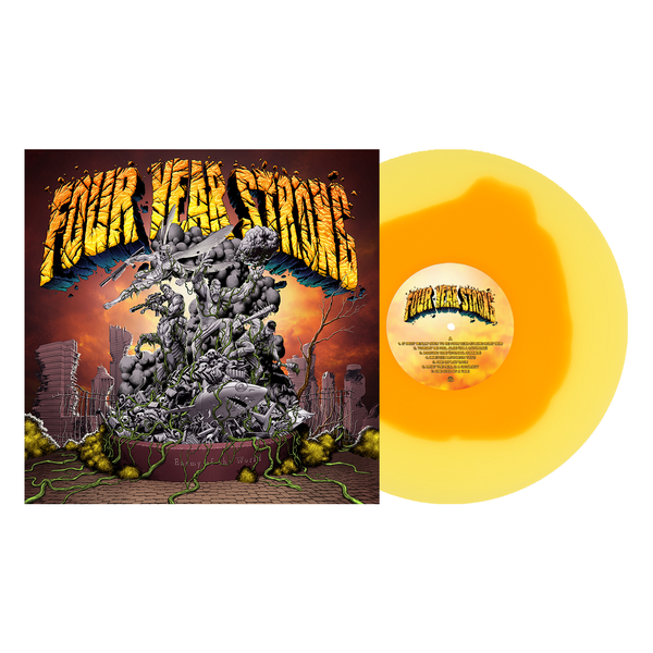Four Year Strong - Enemy Of The World 12" Vinyl (Orange in Yellow)