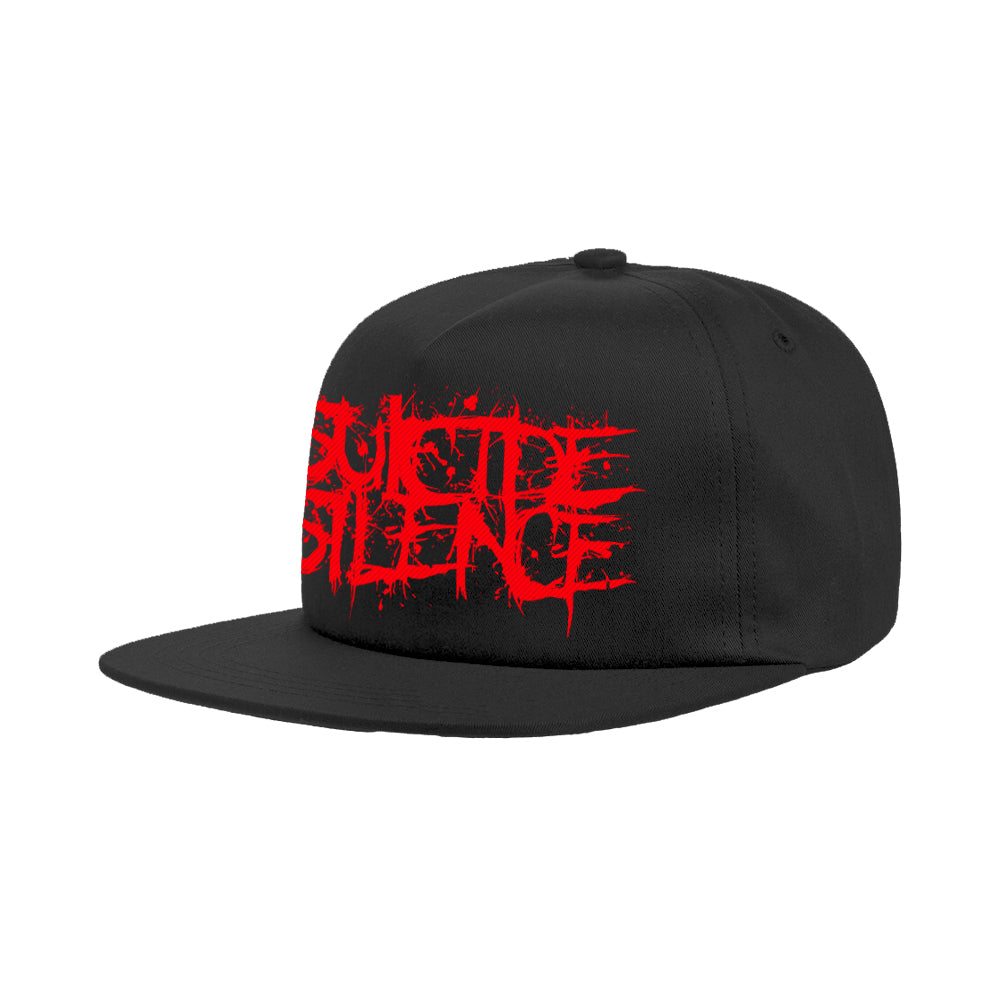 Suicide Silence - Red Logo Embroidered Snap Back (Black)
