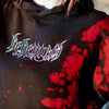 Crucifix Women's Crop Top Sweatshirt (Bloodlet)