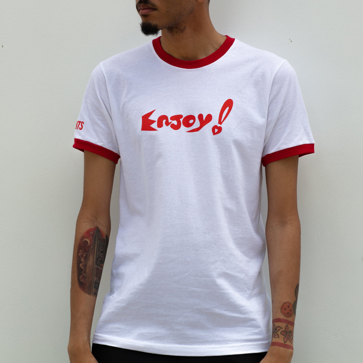 Descendents - Enjoy! Ringer Tee (White/Red)