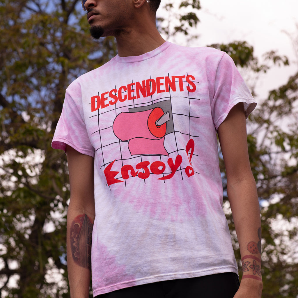 Descendents - Enjoy! Album Tee (Rose Dye)