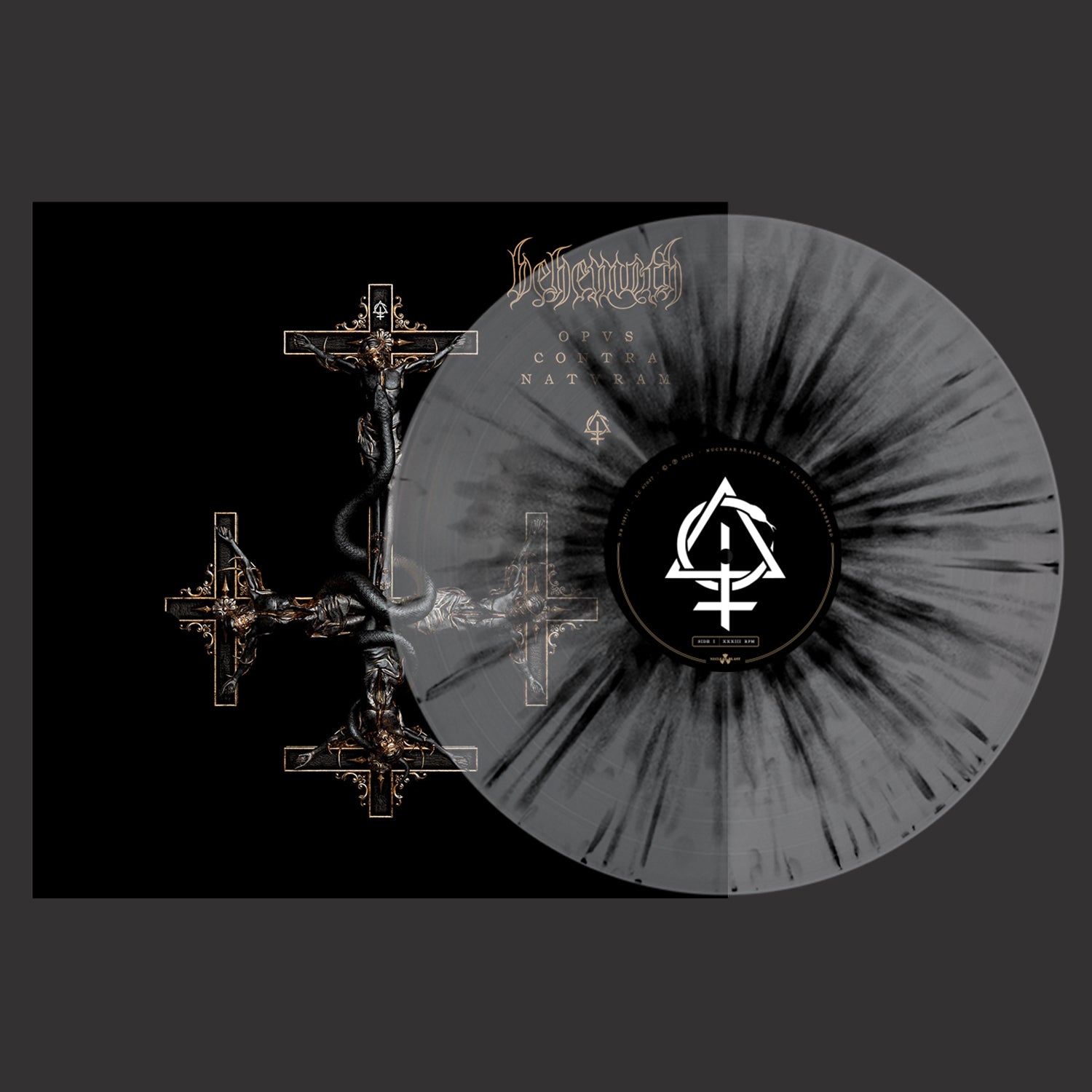 Behemoth – Opvs Contra Natvram LP (Clear/Black Splatter Vinyl)