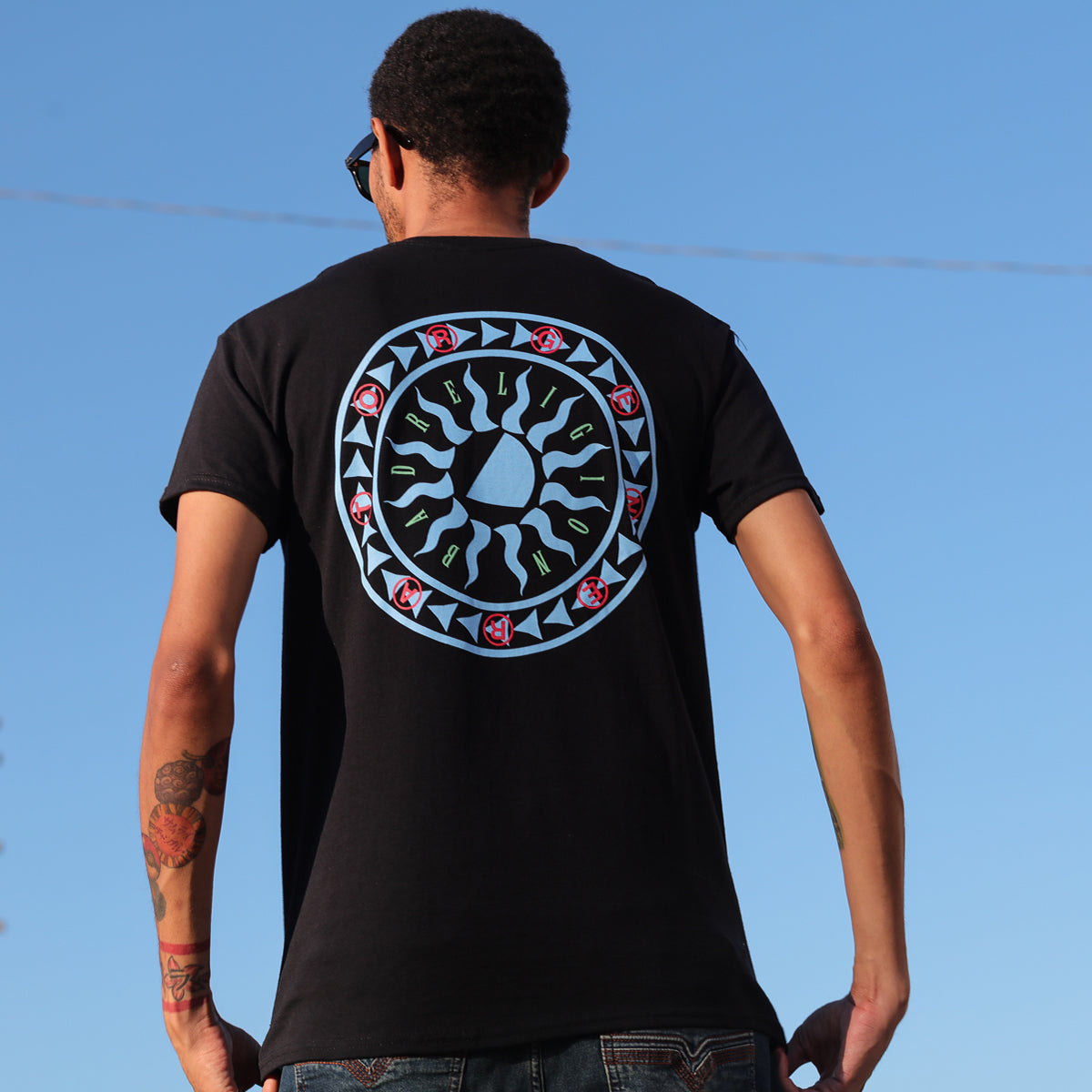 Bad Religion - フラワーサンTシャツ (ブラック) – Artist First
