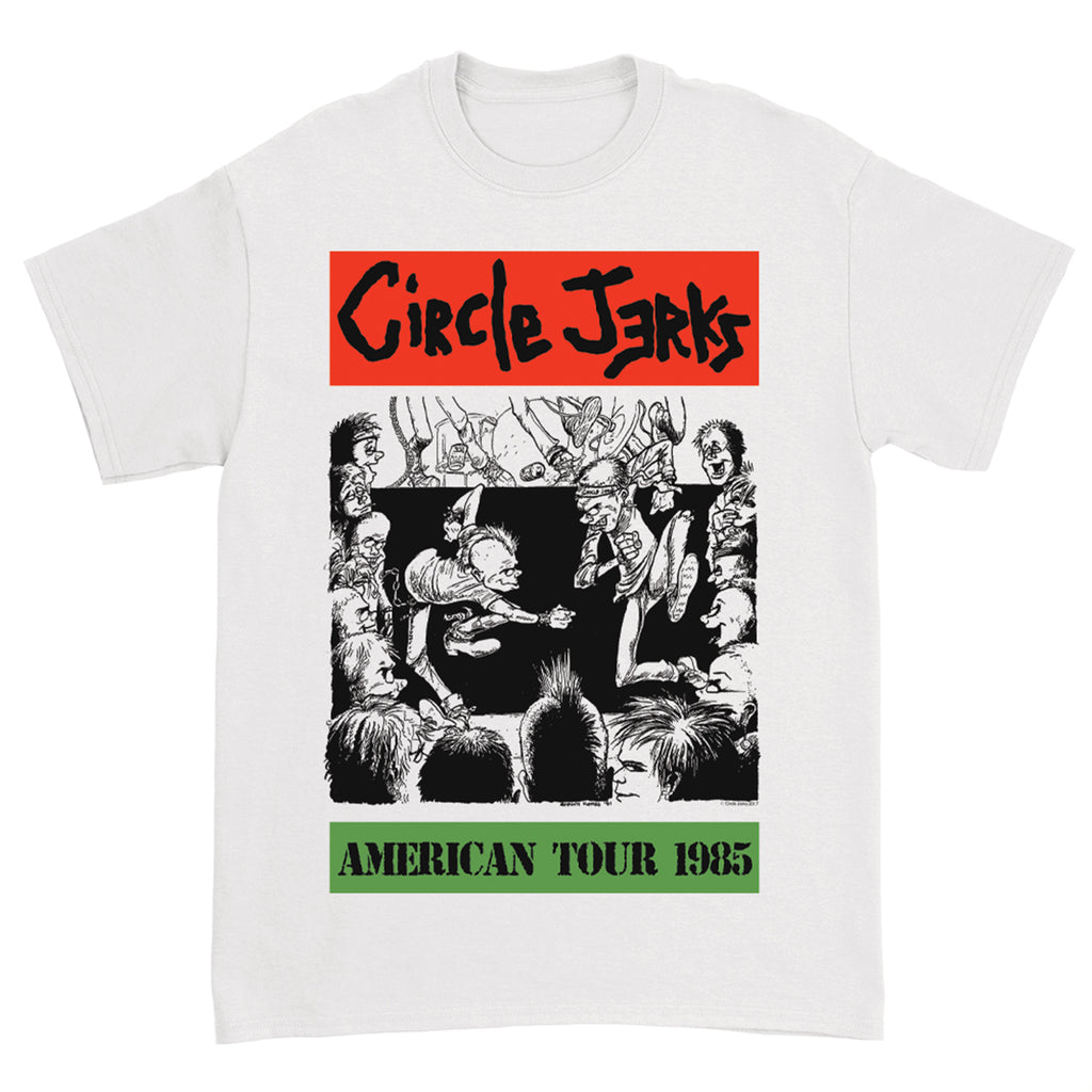 Circle Jerks - American Tour 1985 Tee (White)
