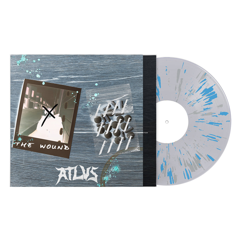 ATLVS - The Wound, The Blade LP (Clear with Blue/Grey Splatter)