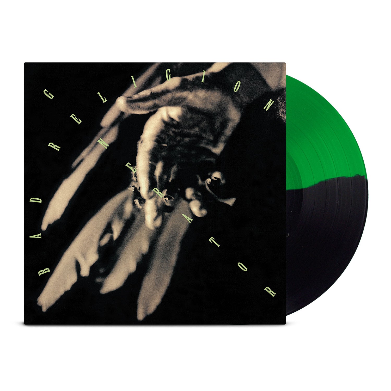 Bad Religion - Generator 30th Anniversary LP (Neon Green & Black – Half & Half Vinyl)