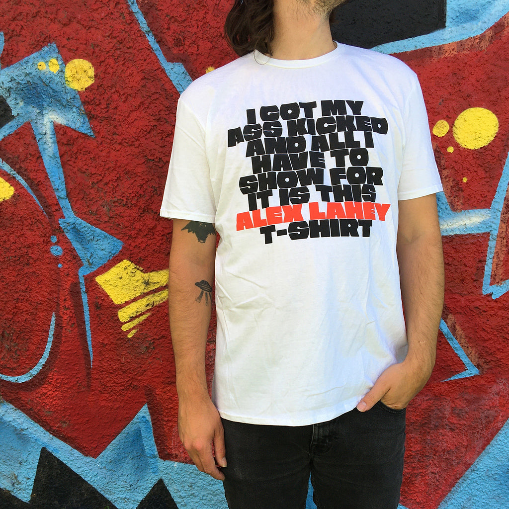 Alex Lahey - I Got My Ass Kicked Tee (White)