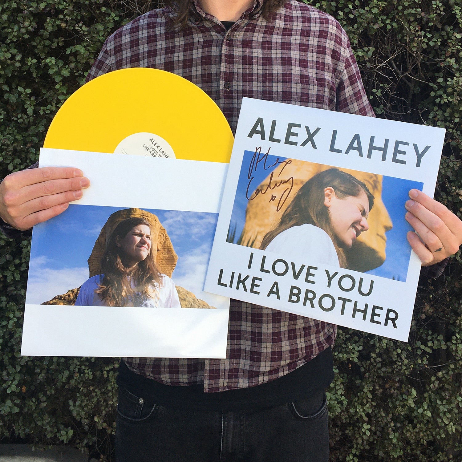 Alex Lahey - I Love You Like A Brother - Signed LP (Solid Yellow)