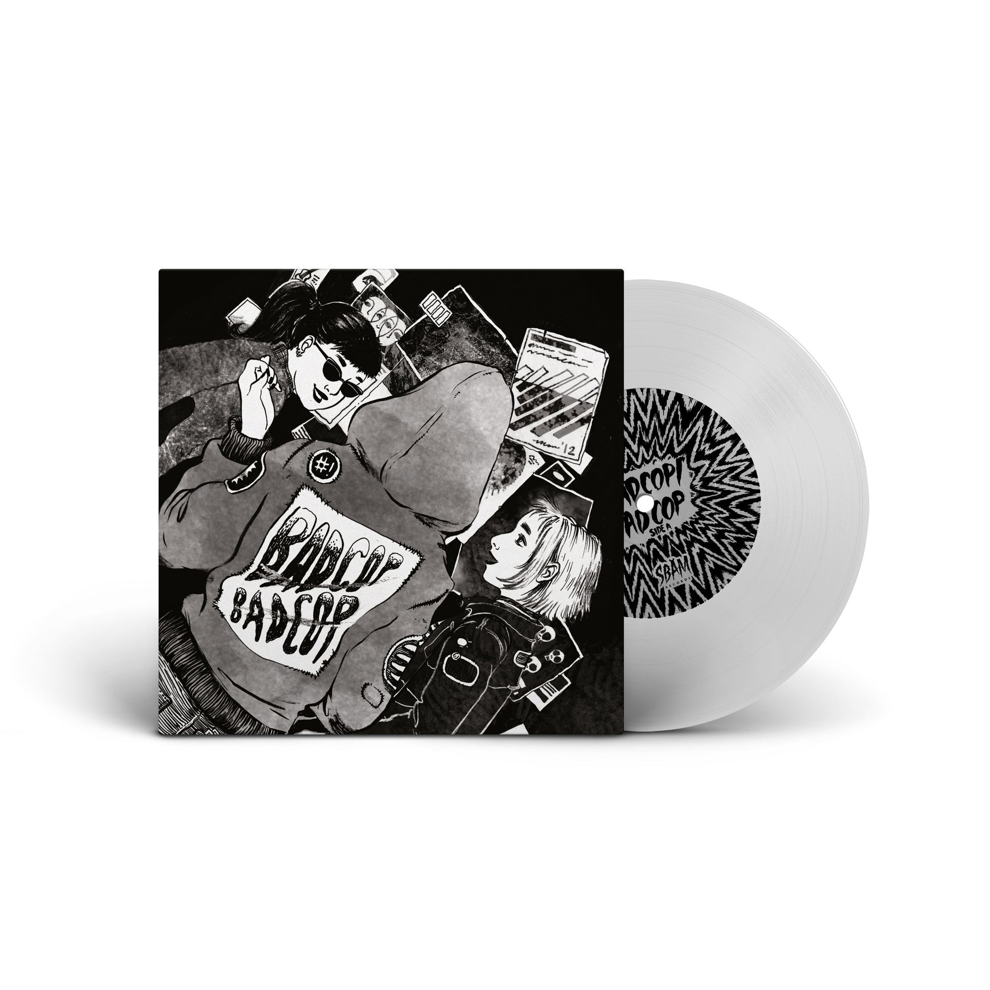 Bad Cop/Bad Cop - Bad Cop/Bad Cop 7" (White)