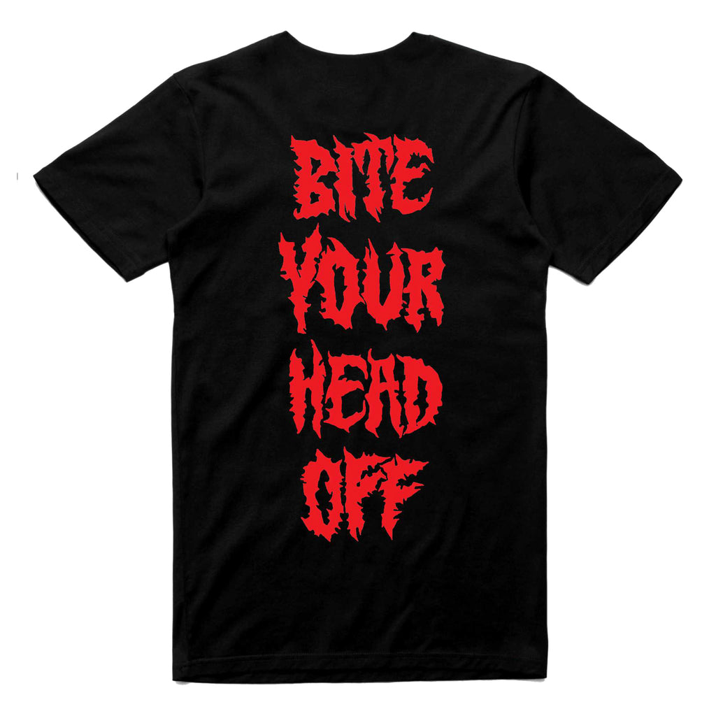 King Parrot - Bite Your Head Off T-shirt (Black) back