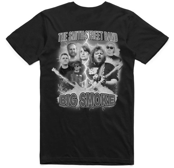 The Smith Street Band - Big Smoke Tee back (Black)