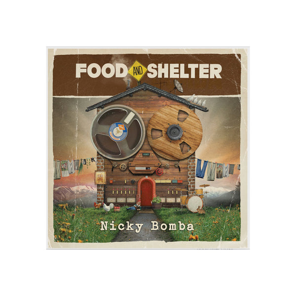 Nicky Bomba - Food And Shelter Hardcover Book + Download