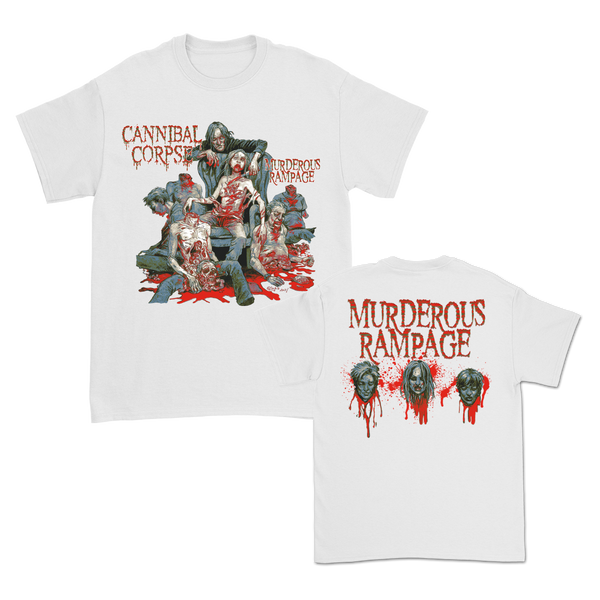Cannibal Corpse - Murderous Rampage T-Shirt (White)
