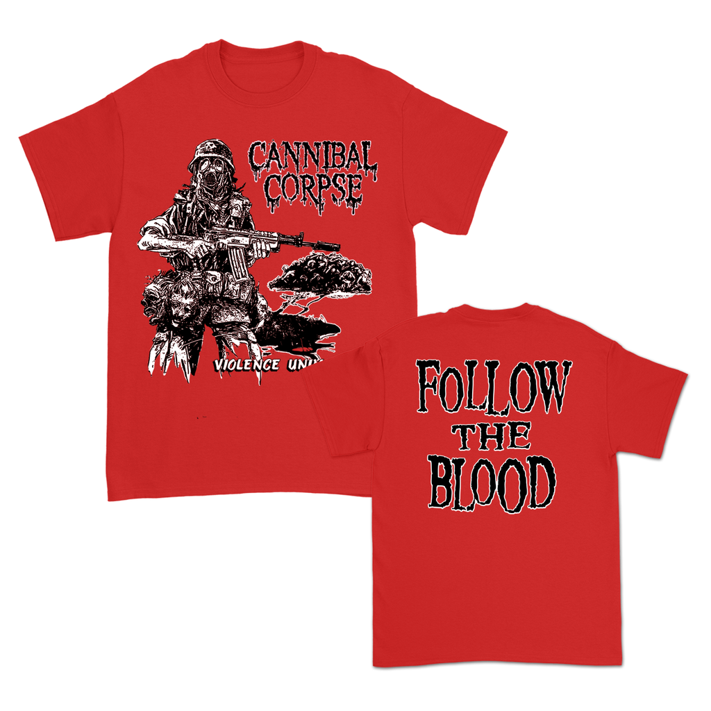 Cannibal Corpse - Follow The Blood T-Shirt (Red)