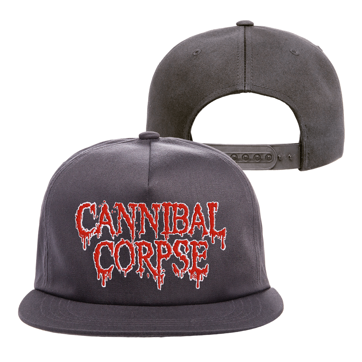 Cannibal Corpse - Logo Snapback (Charcoal)