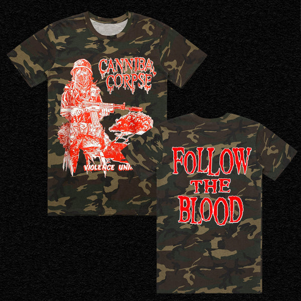 Cannibal Corpse - Follow The Blood T-Shirt (Camo)