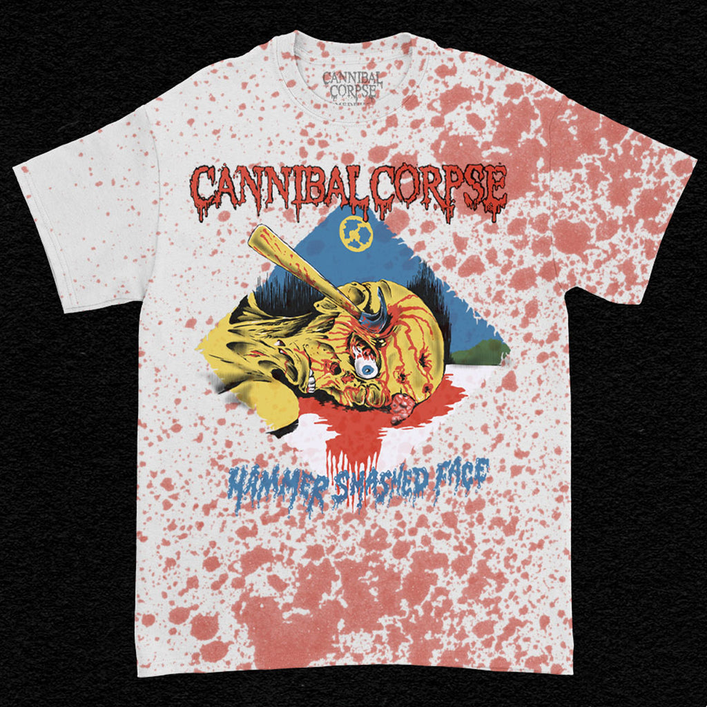 Cannibal Corpse - Hammer Smashed Face T-Shirt (Blood Dye)