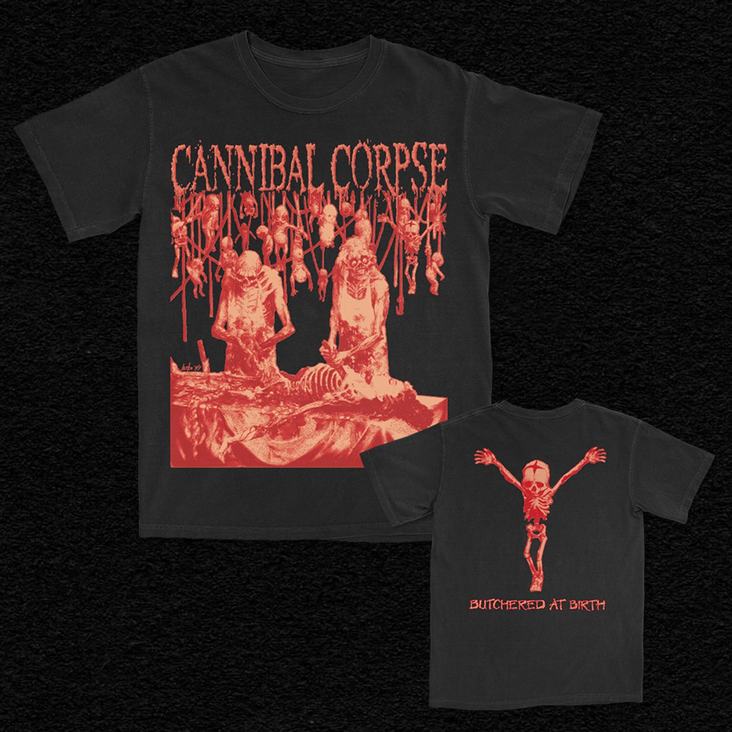 Cannibal Corpse - Butchered At Birth Boot T-Shirt (Black)