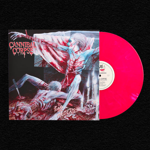 Cannibal Corpse - Tomb Of The Mutilated LP (Red/White Marble Vinyl)