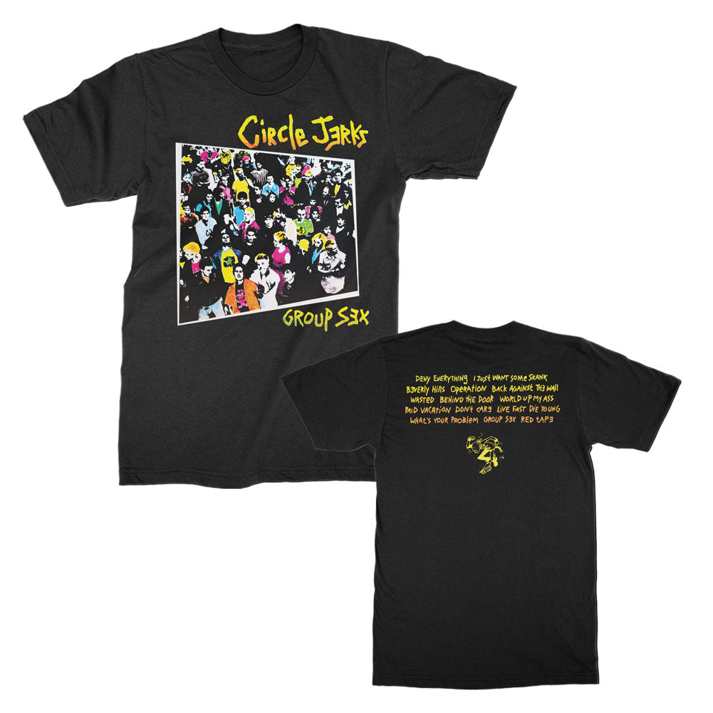 Circle Jerks - Group Sex Album Tee (Black)