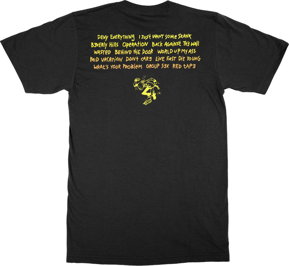 Circle Jerks - Group Sex Album Tee (Black) back