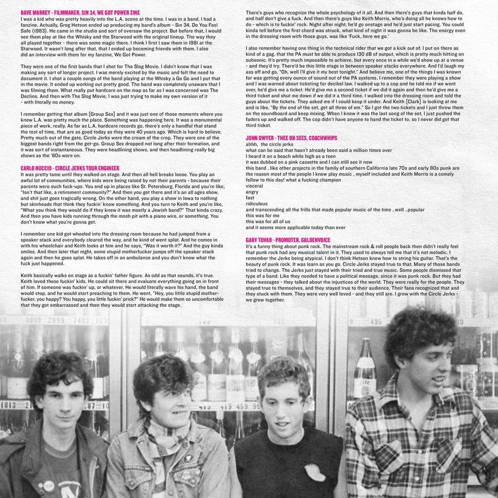 Circle Jerks - Book Pages 1