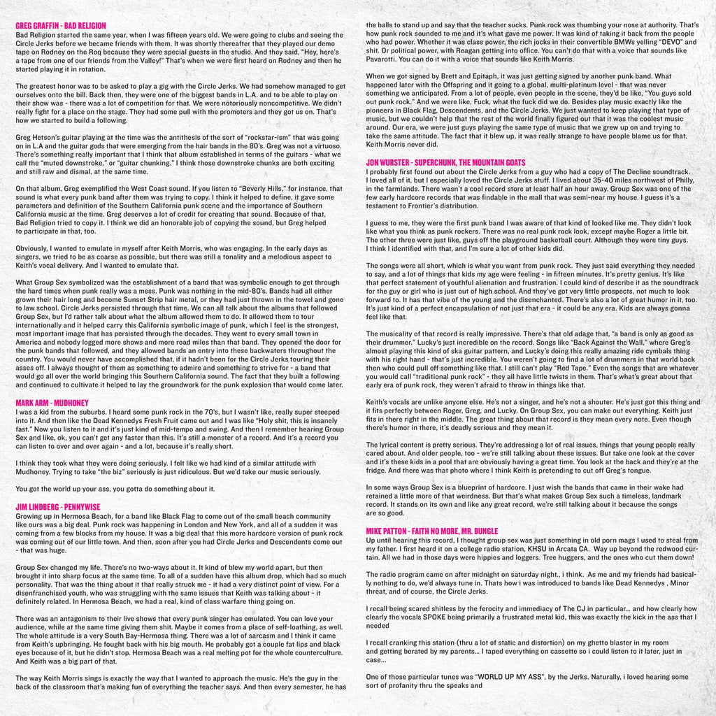 Circle Jerks - Book Pages 3