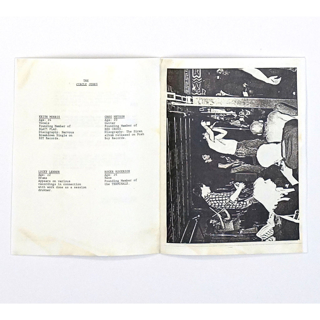 Circle Jerks - Zine 3