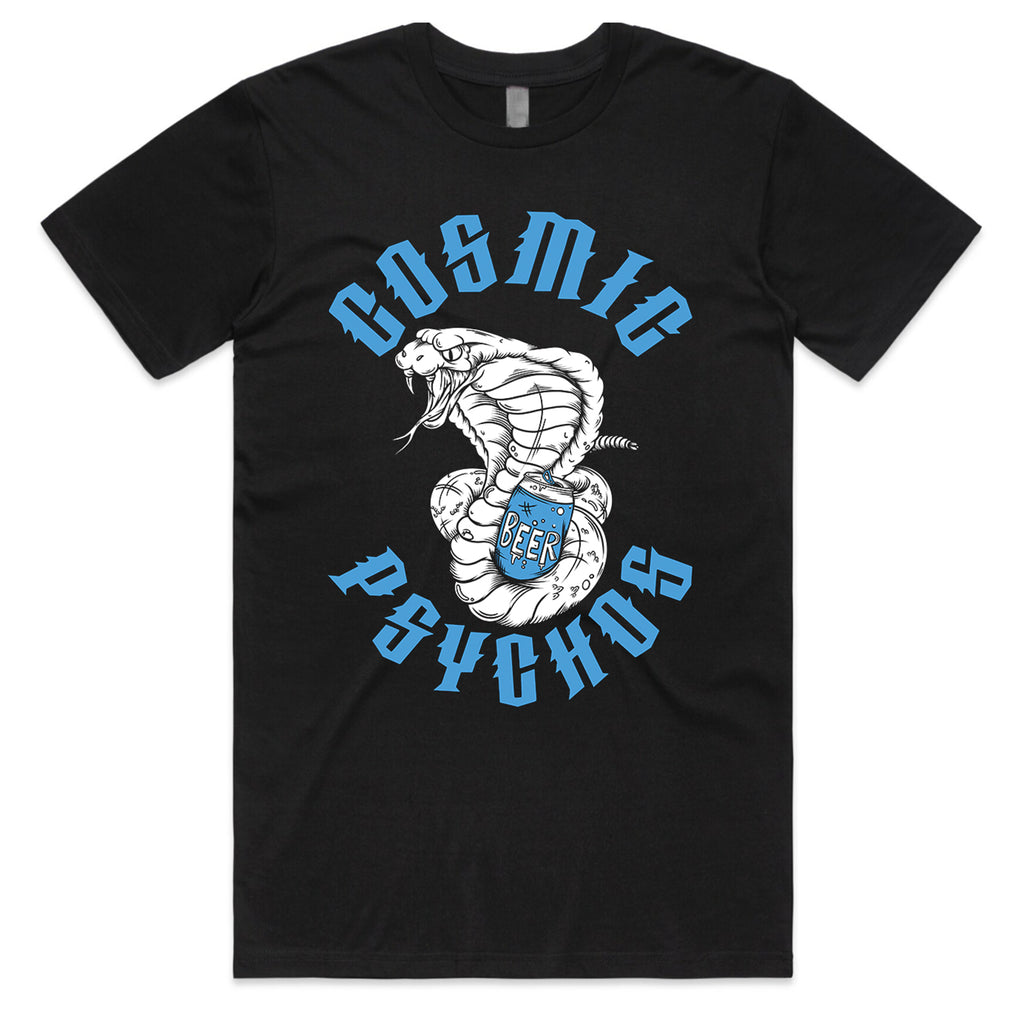 Cosmic Psychos - Cobra Snake T-Shirt (Black)