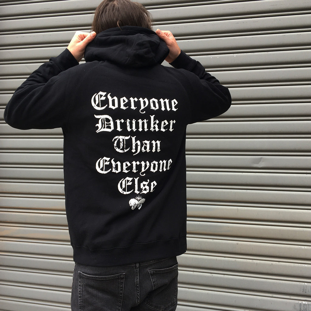 Cosmic Psychos - Everyone Drunker Zip Up Hoodie (Black)
