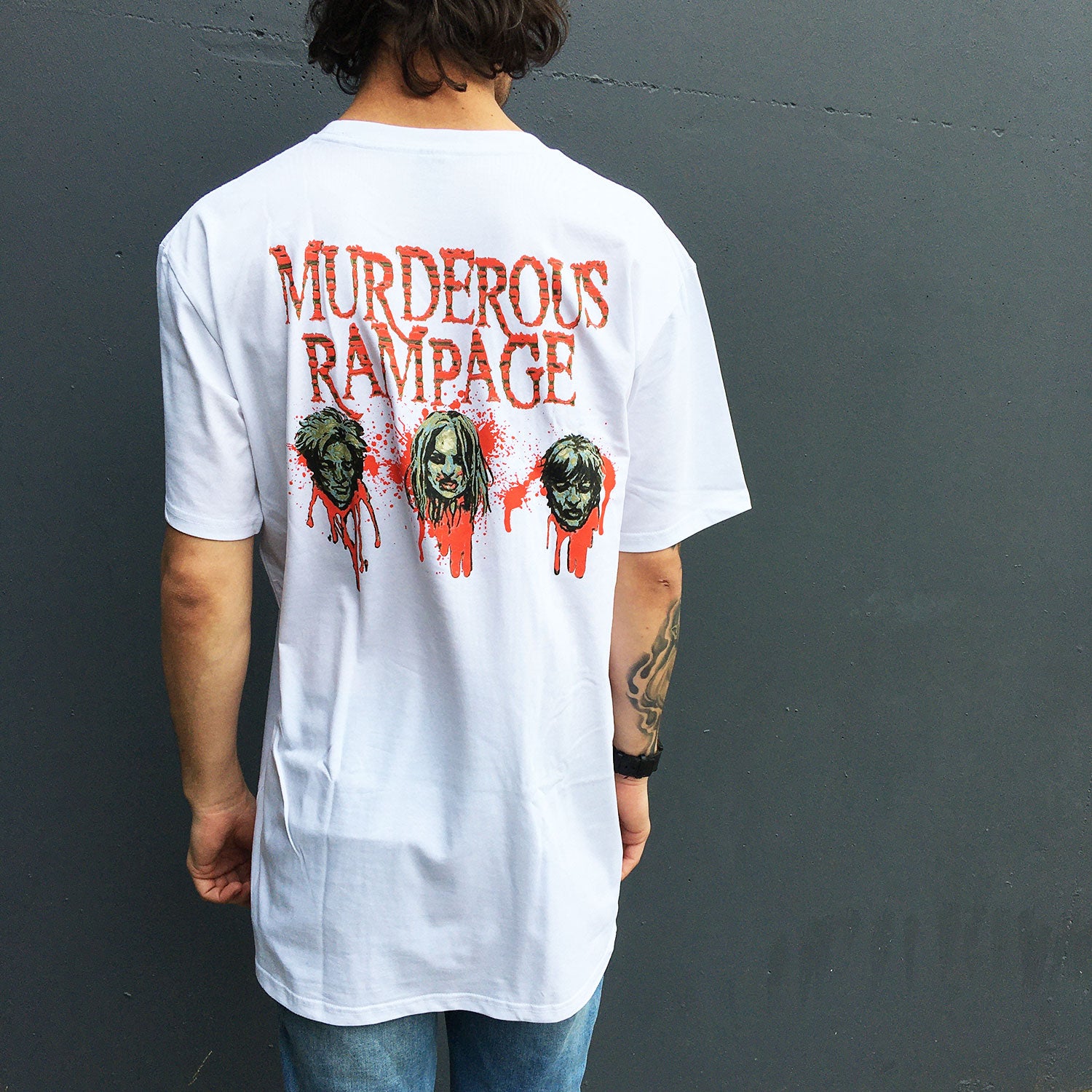 Cannibal Corpse - Murderous Rampage T-Shirt (White)