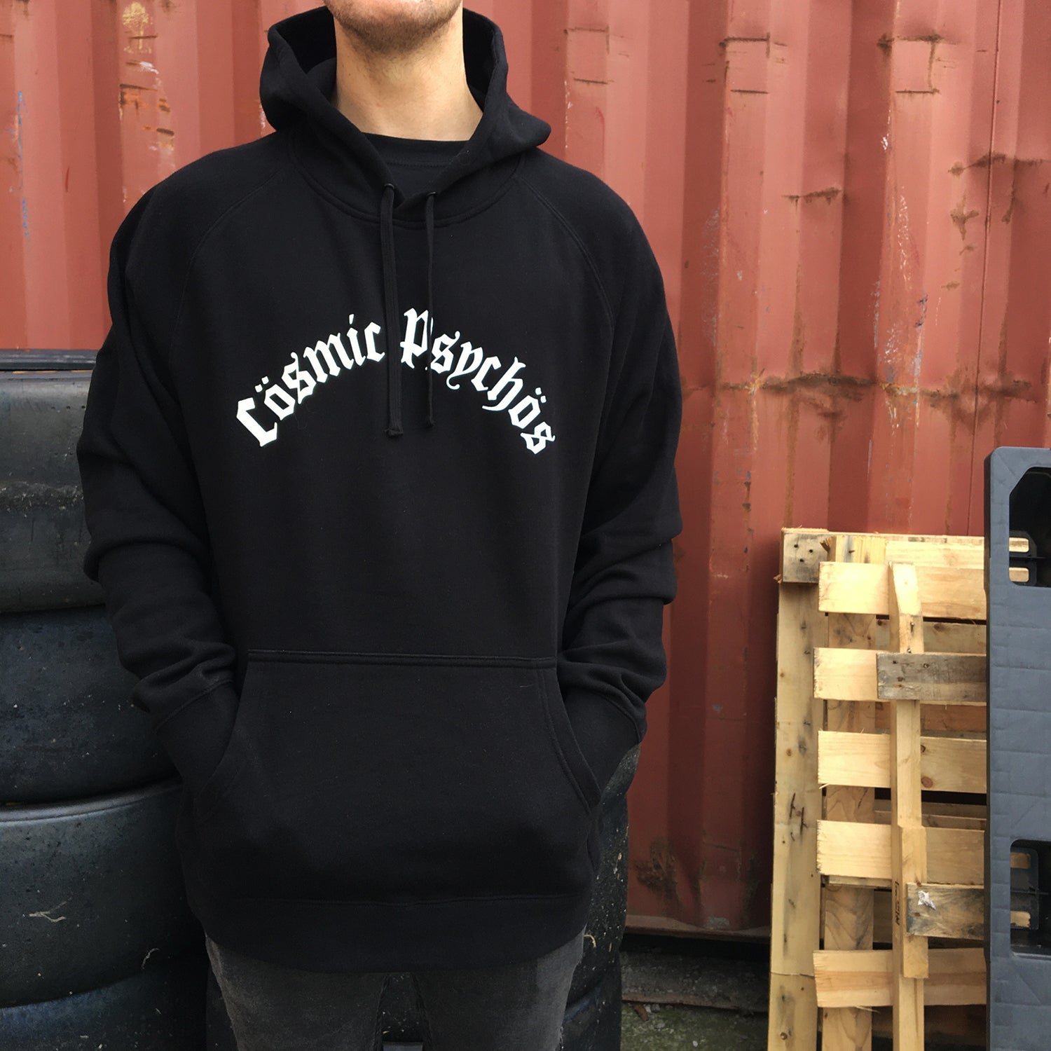 Cosmic Psychos - Metal Logo Hoodie (Black)