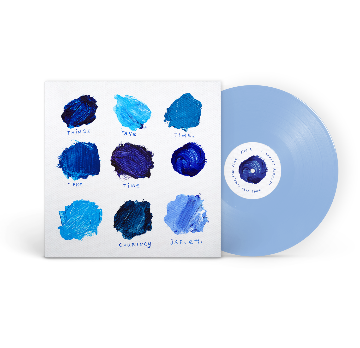 Courtney Barnett - Things Take Time, Take Time ("All Eyes On The Pavement" Blue Vinyl)