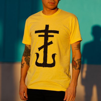 Frank Iero - Cross Tee (Yellow) Photo one