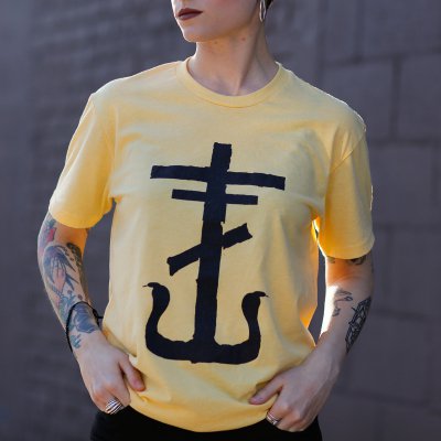 Frank Iero - Cross Tee (Yellow) Photo two