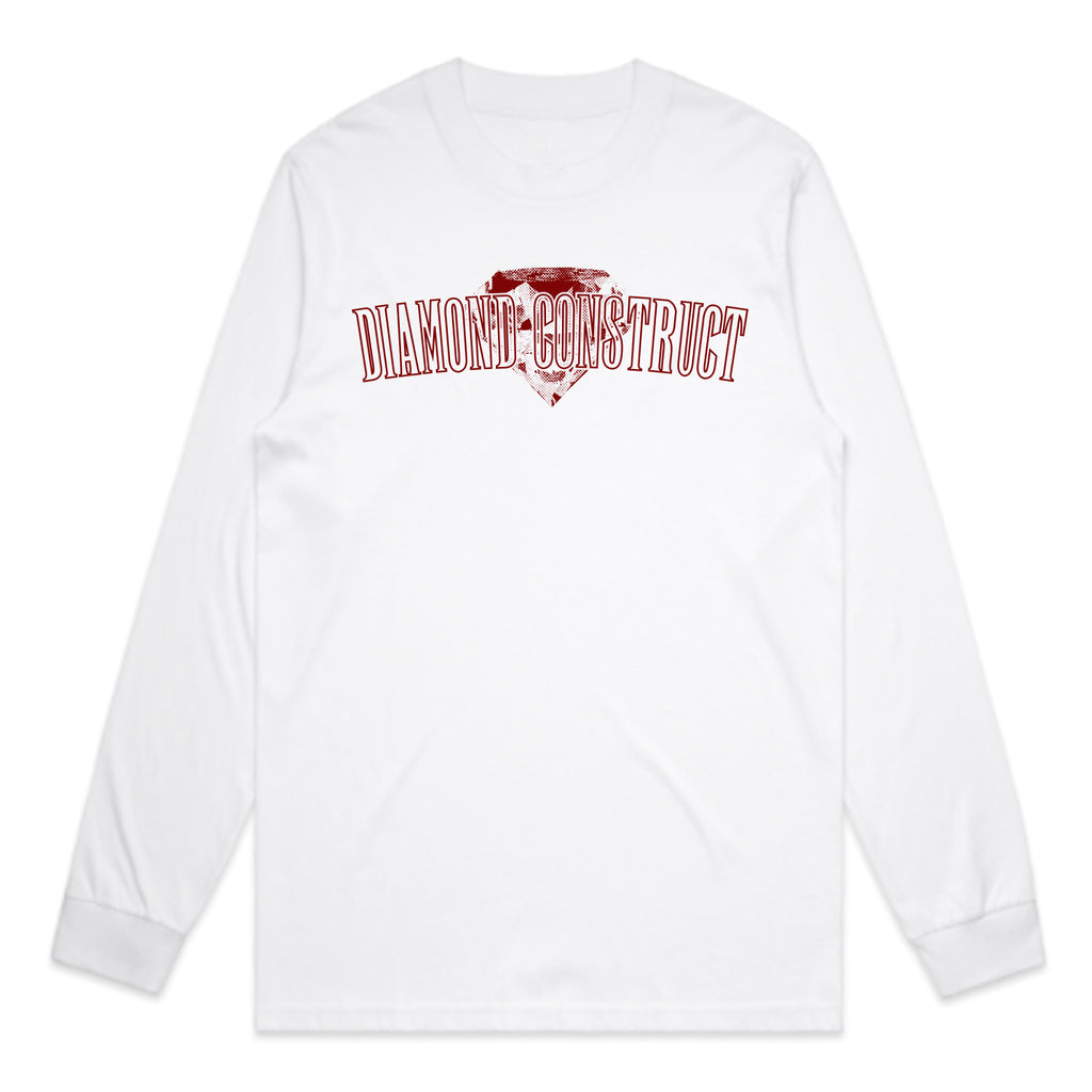 Diamond Construct - College Longsleeve (White)