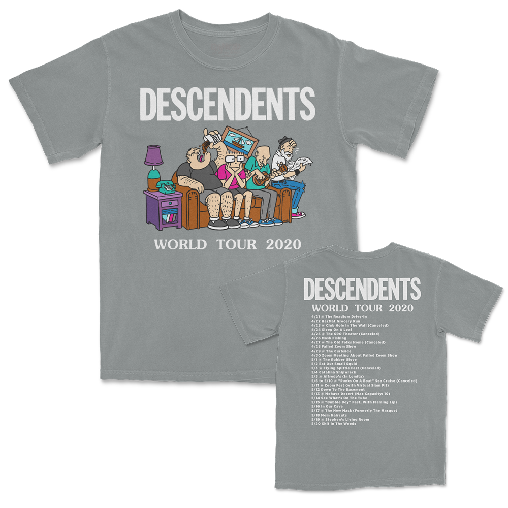 Descendents - World Tour 2020 Tshirt (Granite)