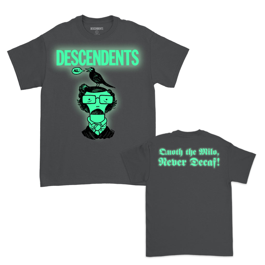Descendents - Quoth the Milo Glow in the Dark Tee (Charcoal)