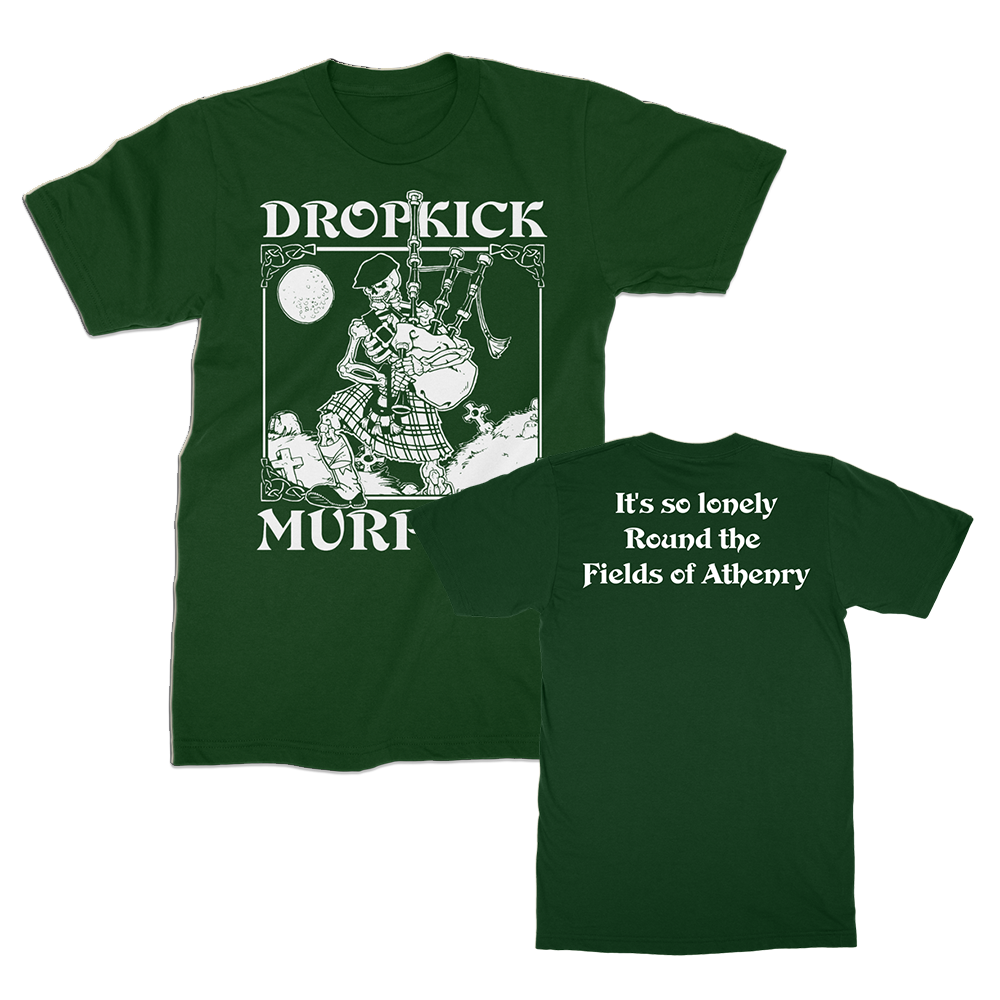 Dropkick Murphys - Skelly Piper T-shirt (Forest)