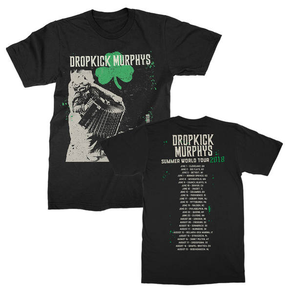 Dropkick Murphys - Accordian 2018 World Tour T-shirt