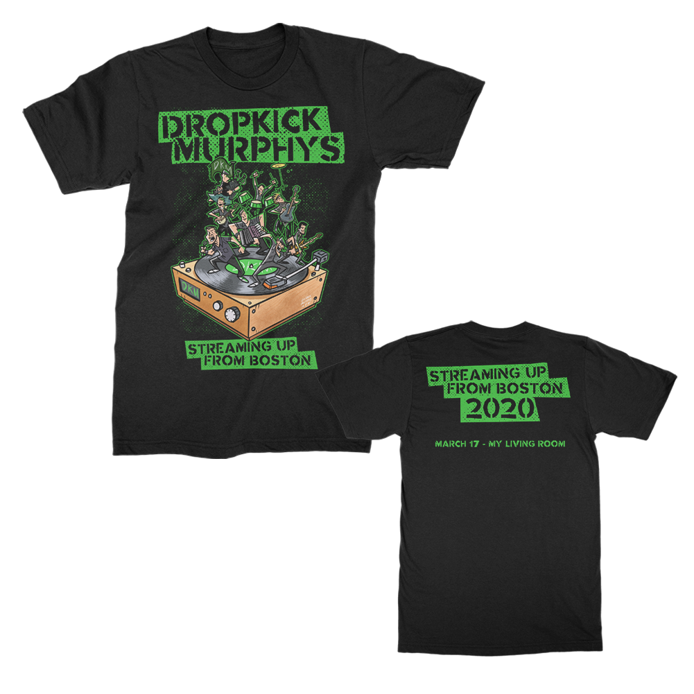 Dropkick Murphys - Streaming Up T-shirt (Black)