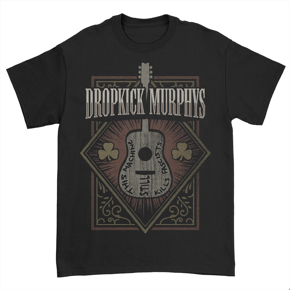 Dropkick Murphys - Diamond Guitar Tshirt (Black)